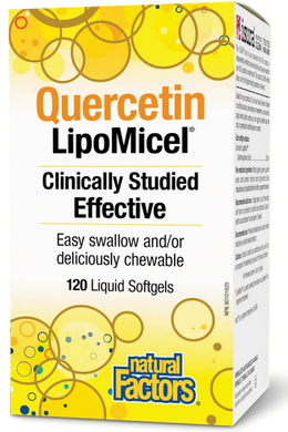 NATURAL FACTORS Quercetin Lipomicel (250 mg - 60 sgels)