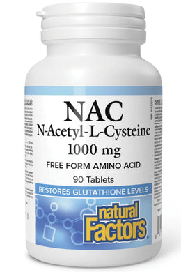 NATURAL FACTORS NAC (1000 mg - 90 tabs)