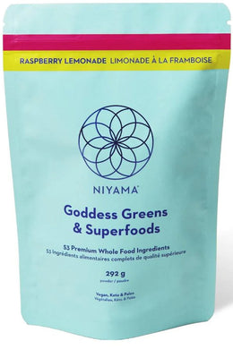 NIYAMA Goddess Greens & Superfoods (Raspberry Lemonade - 292 g)