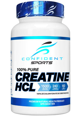 CONFIDENT SPORTS CS Creatine HCL (750 mg - 240 caps)