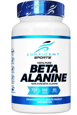 CONFIDENT SPORTS Beta Alanine (750 mg - 240 caps)