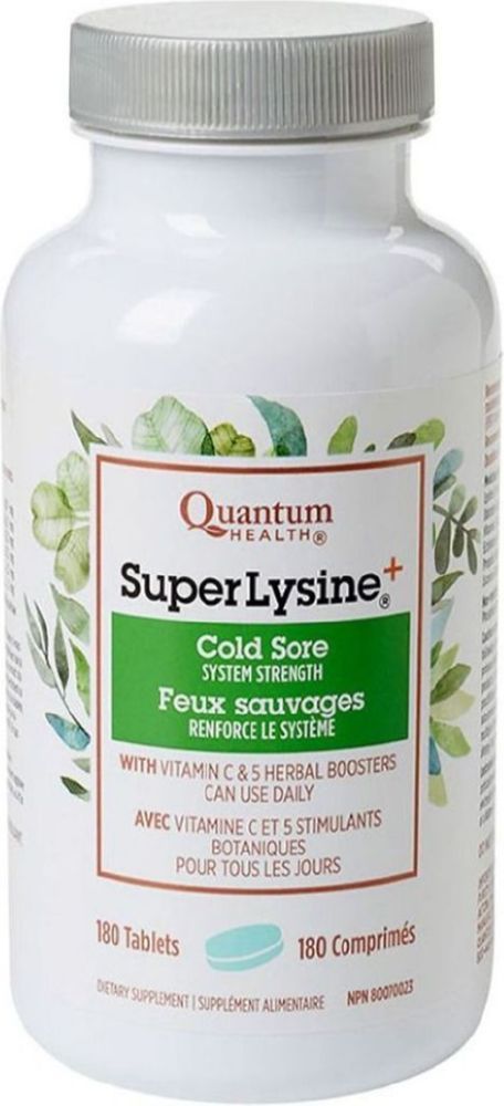 QUANTUM HEALTH Super Lysine Plus + ( 180 tabs )