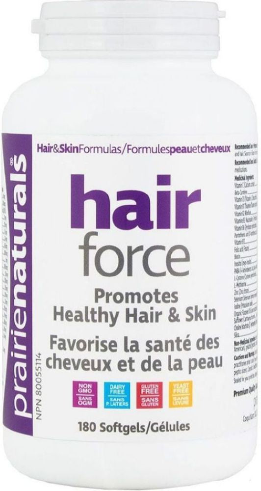 PRAIRIE NATURALS Hair Force (180 sgels)