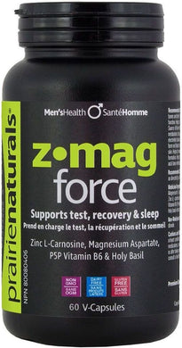 PRAIRIE NATURALS Z-Mag Force (60 veg caps)