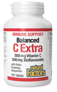 NATURAL FACTORS Balanced C Extra (500 mg - 180 tabs)
