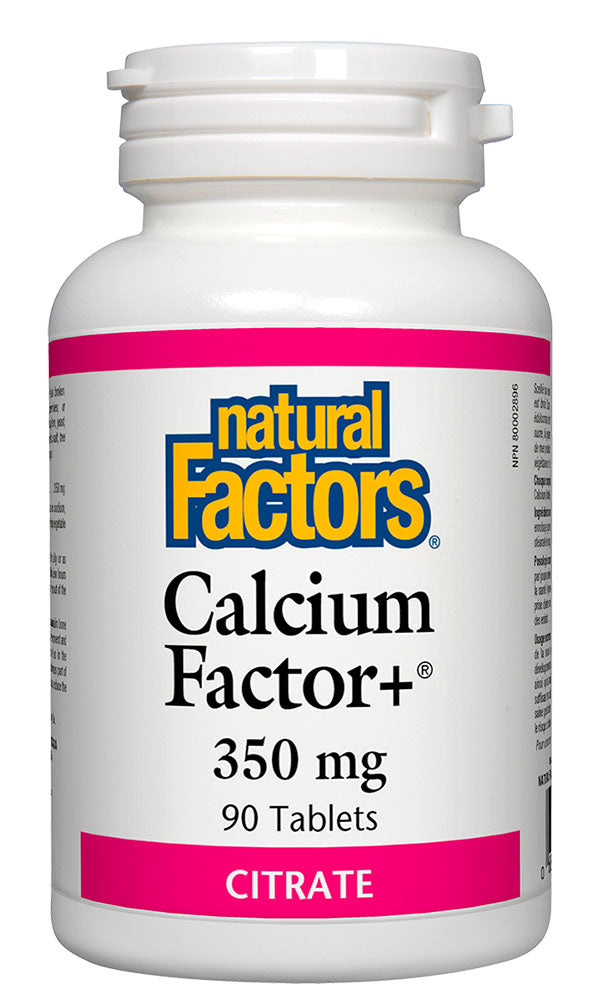 NATURAL FACTORS Calcium Factor+ (350mg - 90 tabs)