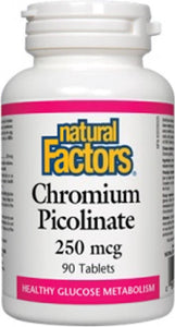 NATURAL FACTORS Chromium Picolinate (250 mcg - 90 tabs)