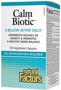 NATURAL FACTORS Calm Biotic (30 veg caps)