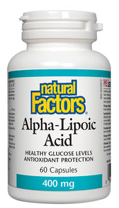 NATURAL FACTORS Alpha Lipoic (400 mg - 60 caps)