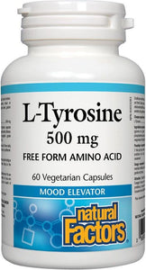 NATURAL FACTORS  L-Tyrosine (500 Mg - 60 veg caps)