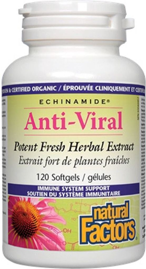 NATURAL FACTORS Echinamide Anti-Viral (120 sgels)