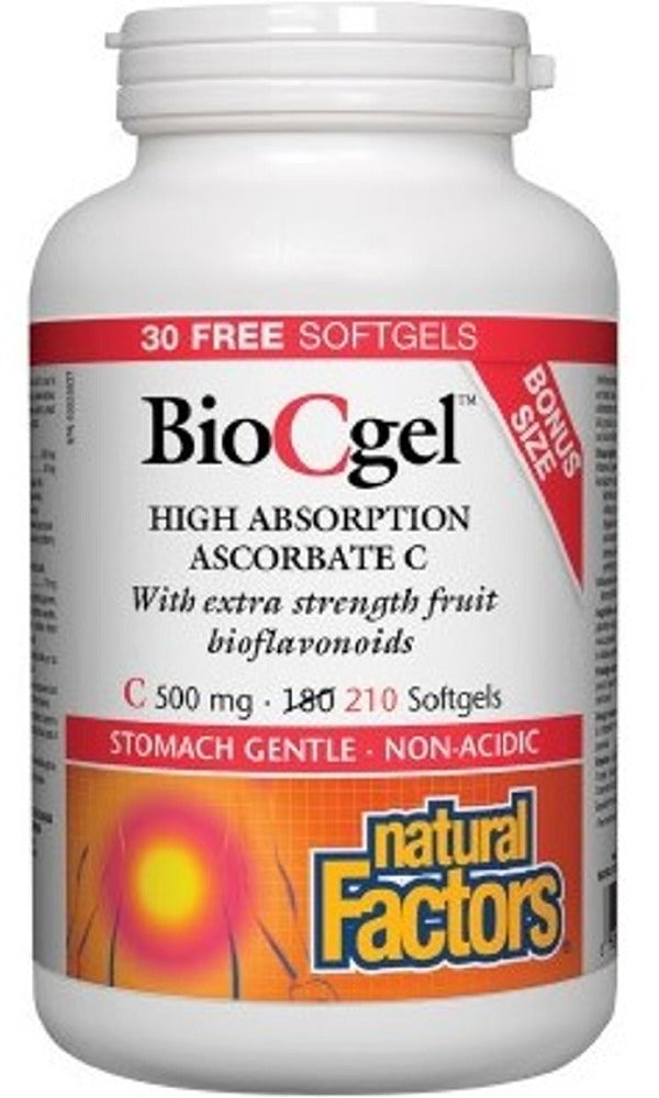 NATURAL FACTORS BioCgel  (500 mg - 210 sgels)