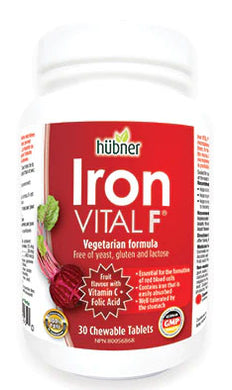 HUBNER Iron Vital F (30 chew tabs)