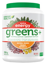 Load image into Gallery viewer, GENUINE HEALTH Greens+ Extra Energy (Orange - 399 gr)