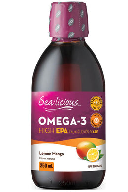 SEA-LICIOUS High EPA (Lemon / Mango - 250 ml)