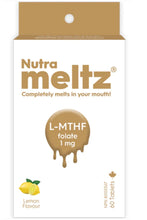 Load image into Gallery viewer, NUTRAMELTZ Folate L-MTHF (1 mg - 60 Melts)
