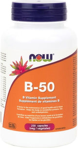 NOW Vitamin B 50 Complex (250 veg caps)