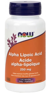 NOW Alpha Lipoic Acid (250 mg - 120 veg caps)