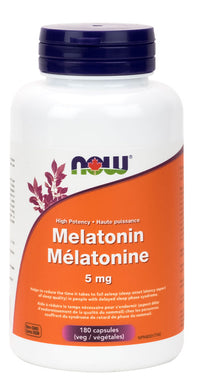 NOW Melatonin (5mg - 180 caps)