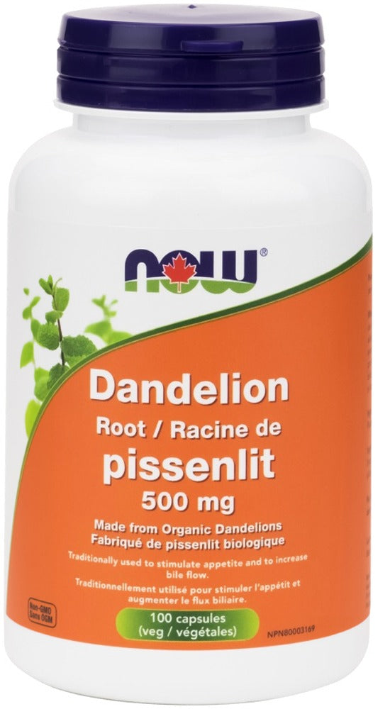 NOW Dandilion Root (500 mg - 100 caps)