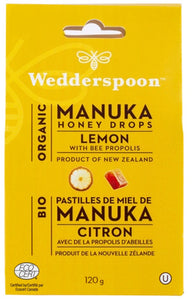 WEDDERSPOON Organic Manuka Honey Drops (Lemon - 120 Gr)