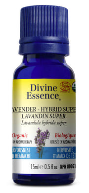 DIVINE ESSENCE Lavender Hybrid Super (Organic - 15 ml)
