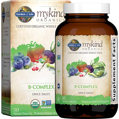 MYKIND Organics B Complex (30 veg caps)