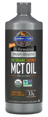 DR FORMULATED Organic Coconut MCT Oil (946 ml)